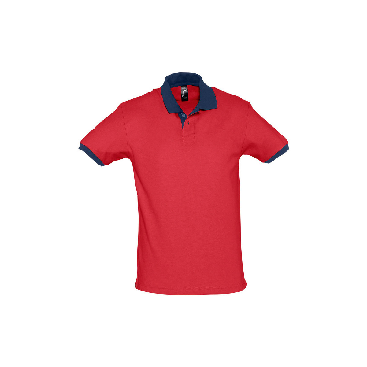 Oblečenie Polokošele s krátkym rukávom Sols PRINCE COLORS Červená