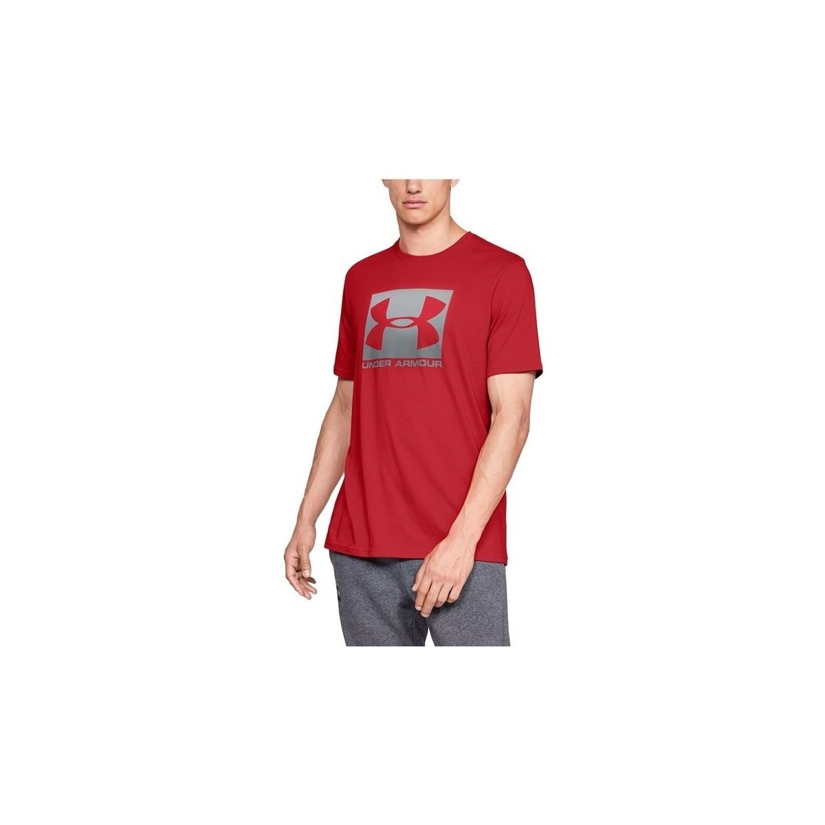 Oblečenie Muž Tričká s krátkym rukávom Under Armour Boxed Sportstyle Červená
