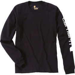 Oblečenie Muž Tričká s dlhým rukávom Carhartt T-shirt manches longues  Logo noir