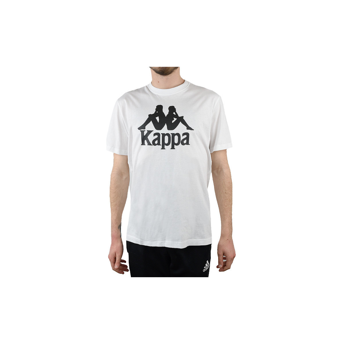 Oblečenie Muž Tričká s krátkym rukávom Kappa Caspar T-Shirt Biela