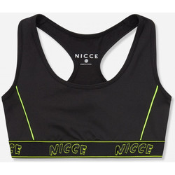 Oblečenie Žena Tielka a tričká bez rukávov Nicce London Carbon racerback bra Čierna