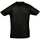 Oblečenie Tričká s krátkym rukávom Sols REGENT COLORS MEN Čierna