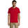 Oblečenie Tričká s krátkym rukávom Sols REGENT COLORS MEN Červená
