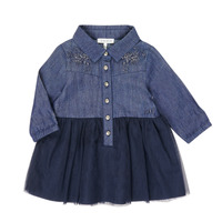 Oblečenie Dievča Krátke šaty Ikks XR30150 Modrá