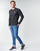 Oblečenie Muž Tričká s dlhým rukávom Emporio Armani EA7 TRAIN CORE ID M TEE LS ST Čierna / Logo / Biela
