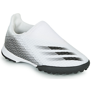 Topánky Deti Futbalové kopačky adidas Performance X GHOSTED.3 LL TF J Biela