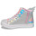 Topánky Dievča Členkové tenisky Skechers TWI-LITES 2.0 Strieborná / Ružová / Led