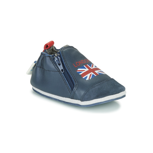 Topánky Deti Papuče Robeez LONDON FLAG Námornícka modrá