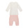 Oblečenie Dievča Komplety a súpravy Catimini CR36001-11 Biela / Ružová
