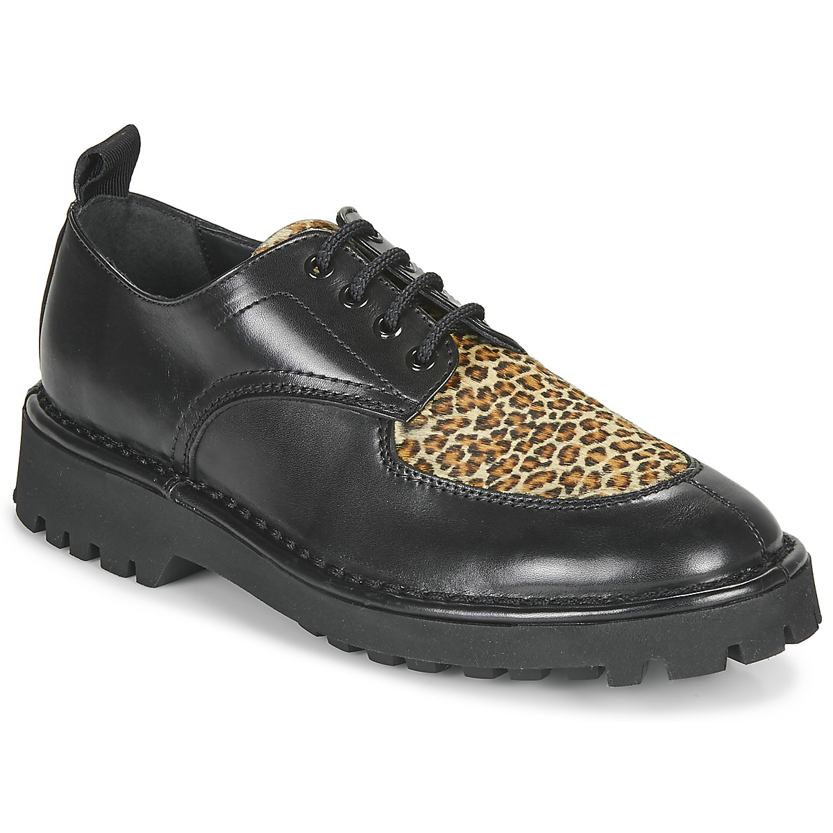 Topánky Žena Derbie Kenzo K MOUNT Čierna / Leopard