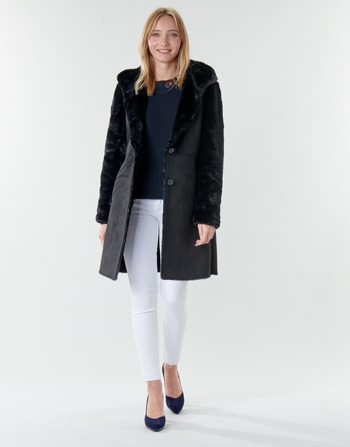 Oblečenie Žena Kabáty Lauren Ralph Lauren COMBO FX SH-COAT Čierna