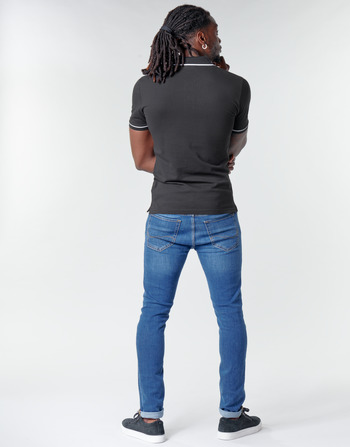Calvin Klein Jeans TIPPING SLIM POLO Čierna