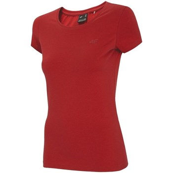 Oblečenie Žena Tričká s krátkym rukávom 4F TSD001 Červená