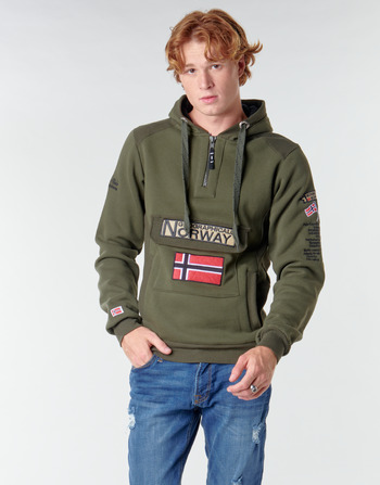 Oblečenie Muž Mikiny Geographical Norway GYMCLASS Kaki