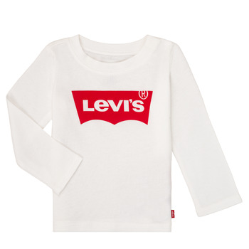 Oblečenie Dievča Tričká s dlhým rukávom Levi's BATWING TEE LS Biela