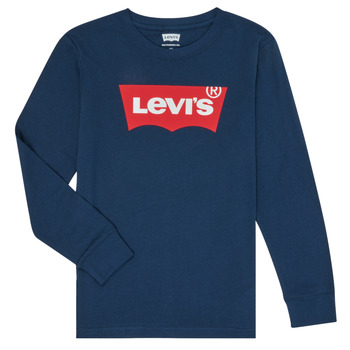 Oblečenie Chlapec Tričká s dlhým rukávom Levi's BATWING TEE LS Modrá