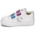 Topánky Dievča Nízke tenisky Converse STAR PLAYER 2V GLITTER TEXTILE OX Biela / Modrá / Ružová