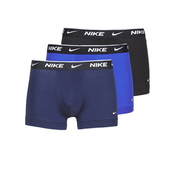 Spodná bielizeň Muž Boxerky Nike EVERYDAY COTTON STRETCH Čierna / Námornícka modrá / Modrá