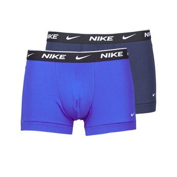 Spodná bielizeň Muž Boxerky Nike EVERYDAY COTTON STRETCH X2 Modrá / Námornícka modrá