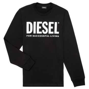 Oblečenie Deti Tričká s dlhým rukávom Diesel TJUSTLOGO ML Čierna