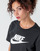 Oblečenie Žena Tričká s krátkym rukávom Nike W NSW TEE ESSNTL CRP ICN FTR Čierna