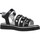 Topánky Dievča Sandále Asso AG6703 Čierna