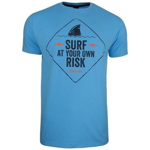 Oblečenie Muž Tričká s krátkym rukávom Monotox Surf Risk Modrá
