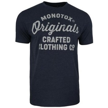 Oblečenie Muž Tričká s krátkym rukávom Monotox Originals Crafted Tmavomodrá