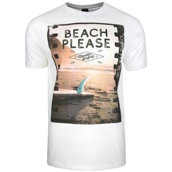 Oblečenie Muž Tričká s krátkym rukávom Monotox Beach Oranžová, Biela