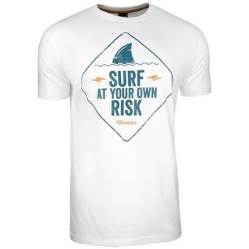 Oblečenie Muž Tričká s krátkym rukávom Monotox Surf Risk Biela