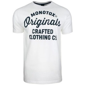 Oblečenie Muž Tričká s krátkym rukávom Monotox Originals Crafted Biela