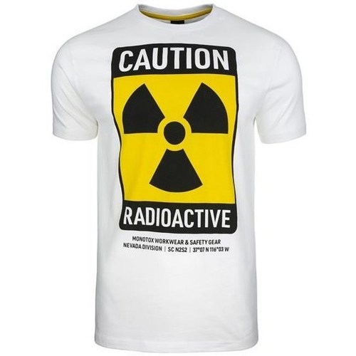 Oblečenie Muž Tričká s krátkym rukávom Monotox Radioactive Biela, Žltá
