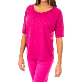 Oblečenie Žena Tričká s dlhým rukávom Tommy Hilfiger 1487903527-521 Ružová