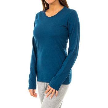 Oblečenie Žena Tričká s dlhým rukávom Tommy Hilfiger 1487903735-445 Modrá