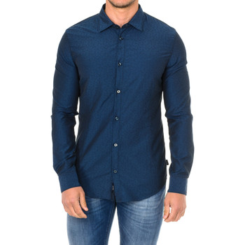 Oblečenie Muž Košele s dlhým rukávom Armani jeans 3Y6C54-6N2WZ-2514 Modrá