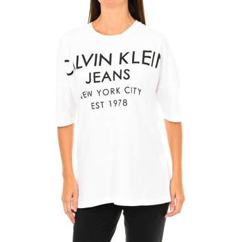 Oblečenie Žena Tričká s dlhým rukávom Calvin Klein Jeans J20J204632-112 Biela