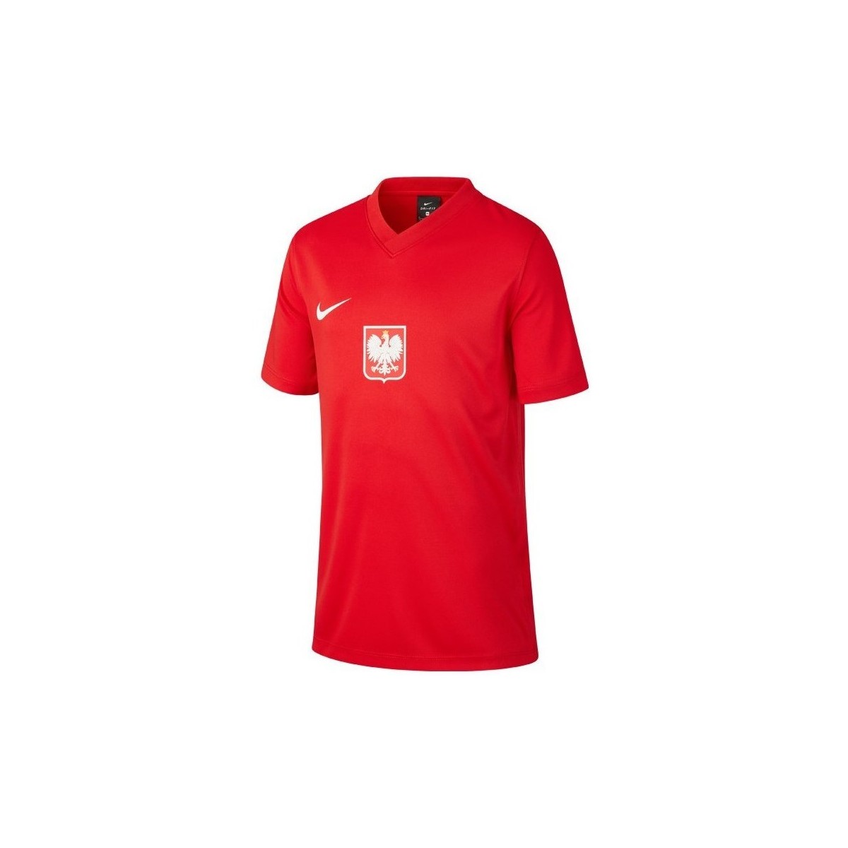 Oblečenie Chlapec Tričká s krátkym rukávom Nike JR Polska Breathe Football Červená