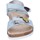Topánky Dievča Sandále Smiley BK510 Modrá