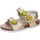 Topánky Dievča Sandále Smiley BK511 Zlatá