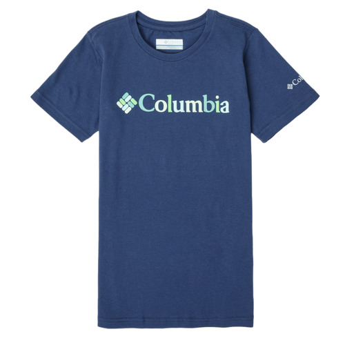 Oblečenie Dievča Tričká s krátkym rukávom Columbia SWEET PINES GRAPHIC Námornícka modrá