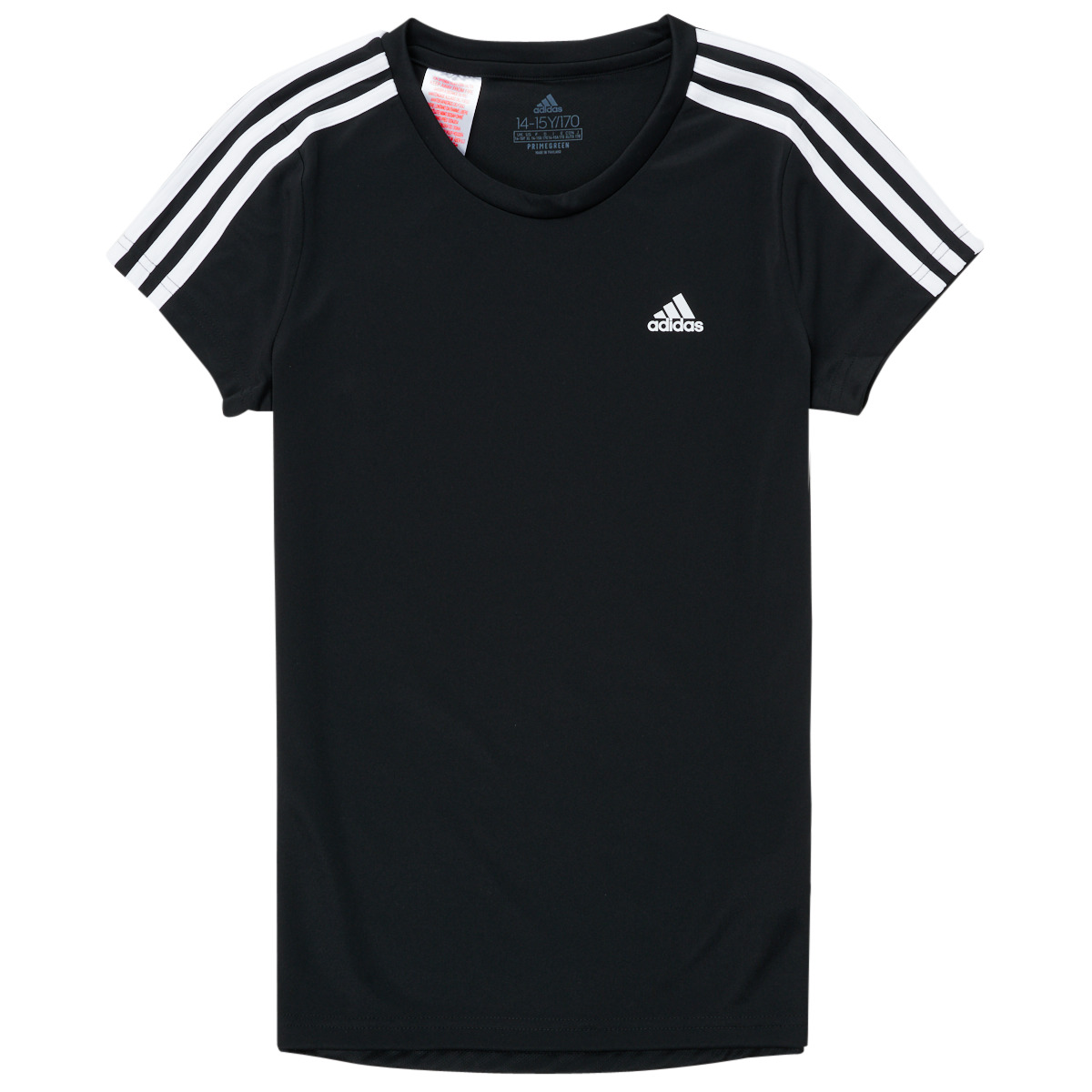 Oblečenie Dievča Tričká s krátkym rukávom Adidas Sportswear G 3S T Čierna