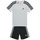 Oblečenie Chlapec Komplety a súpravy Adidas Sportswear B 3S T SET Biela / Čierna