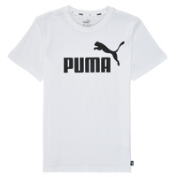 Oblečenie Chlapec Tričká s krátkym rukávom Puma ESSENTIAL LOGO TEE Biela