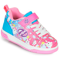 Topánky Dievča Kolieskové topánky Heelys DUAL UP X2 Ružová / Modrá