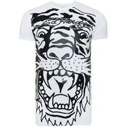Oblečenie Muž Tričká s krátkym rukávom Ed Hardy - Big-tiger t-shirt Biela