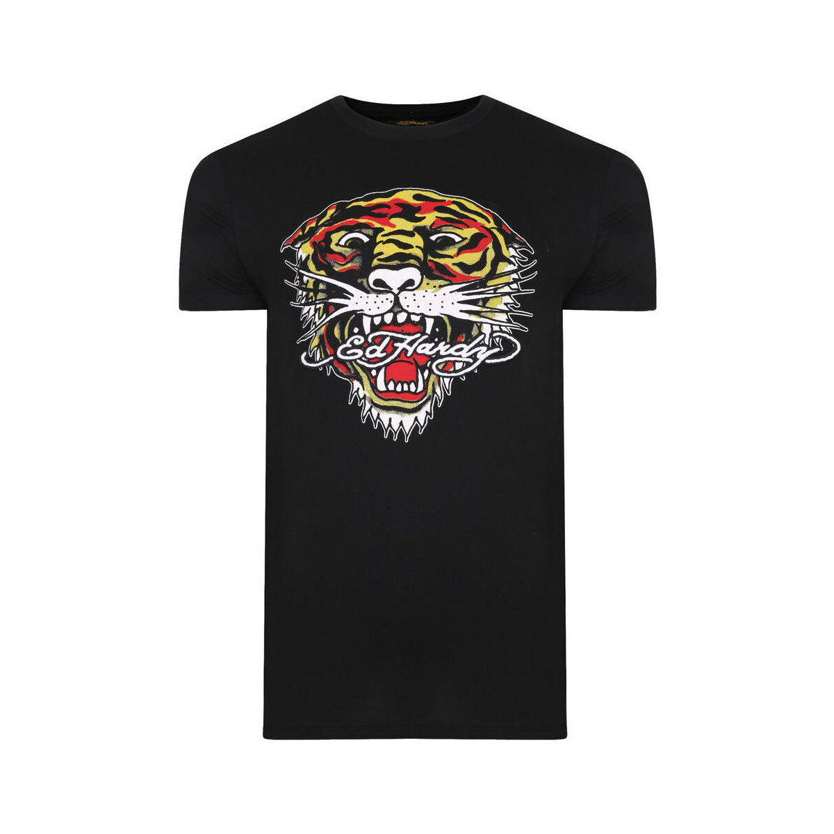 Oblečenie Muž Tričká s krátkym rukávom Ed Hardy Mt-tiger t-shirt Čierna