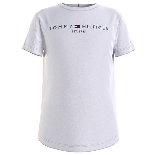 Oblečenie Dievča Tričká s krátkym rukávom Tommy Hilfiger KG0KG05242-YBR Biela