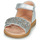 Topánky Dievča Sandále Acebo's 1232-PLATA Strieborná