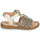 Topánky Dievča Sandále Acebo's 5498GE-PLATINO-J Zlatá