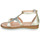 Topánky Dievča Sandále Acebo's 9895GE-PLATINO-J Zlatá
